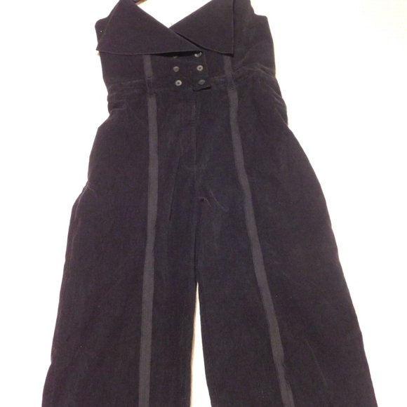 MAKING THE CUT by Yannik NWT Corduroy Wide Leg Jumpsuit Unbelted sz XXL 20-22 - Picture 4 of 10